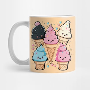 Cute Kawaii Ice Cream For Ice Cream Lover Cute Kawaii Food Mug